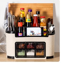 kitchen shelf condiment box, condiment pot, bottle set combination