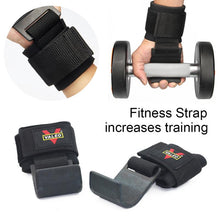 將圖片載入圖庫檢視器 Weight Lifting-Hook Hand-Bar Wrist Straps Glove Weightlifting Strength Training Gym Fitness Hook
