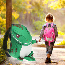 將圖片載入圖庫檢視器 Dinosaur Backpack For Boys Girls Children waterproof backpacks
