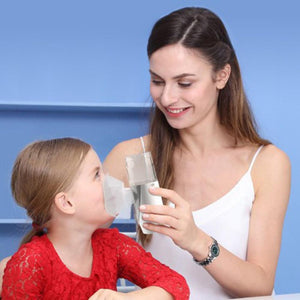 Ultrasonic Handheld Portable Nebulizer Microgrid Screening Out Fog Fine Particles Low Noise And Mute