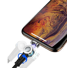 將圖片載入圖庫檢視器 rotation Magnetic Micro USB Cable Fast Charging Type C Cable Magnetic Charger
