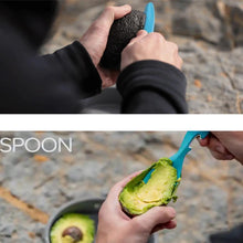 將圖片載入圖庫檢視器 Outdoor Camping Picnic Titanium Spoon Tableware Titanium Fork Ultralight
