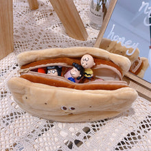 將圖片載入圖庫檢視器 Sandwich Biscuits Plush Coin Purse Pencil Cases Makeup Organizer
