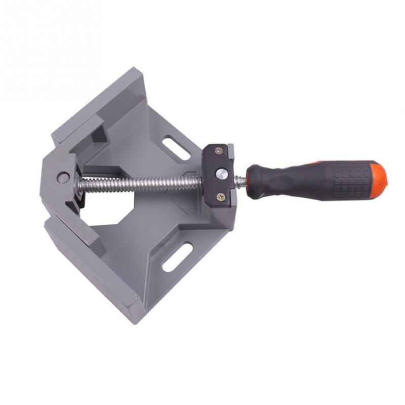 Aluminum Single Handle 90 Degree Right Angle Clamp Angle Clamp Woodworking Frame Tool
