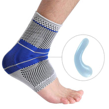 將圖片載入圖庫檢視器 Fitness Compression Ankle Protector Basketball Football Tennis Silica Gel Pad
