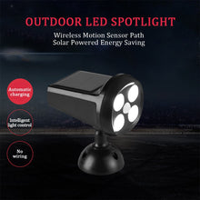 將圖片載入圖庫檢視器 LED 360 Degree Rotation Motion Sensor Corridor Solar Powered Energy Saving Spotlight Wall Mount
