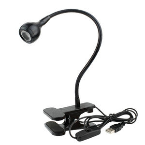 LED Book Reading Desk Lamp USB Clip On Desk Light Bedroom Night Lighting