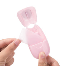 將圖片載入圖庫檢視器 Paper Soap Travel Portable Hand Washing Box Scented Slice
