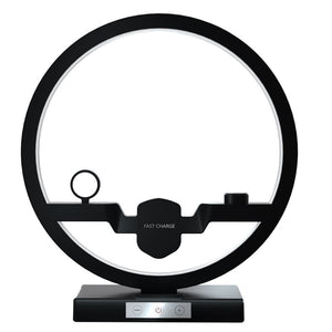 Fast Wireless Charger Dock for iPhone 11 Pro Max for LED Lamp