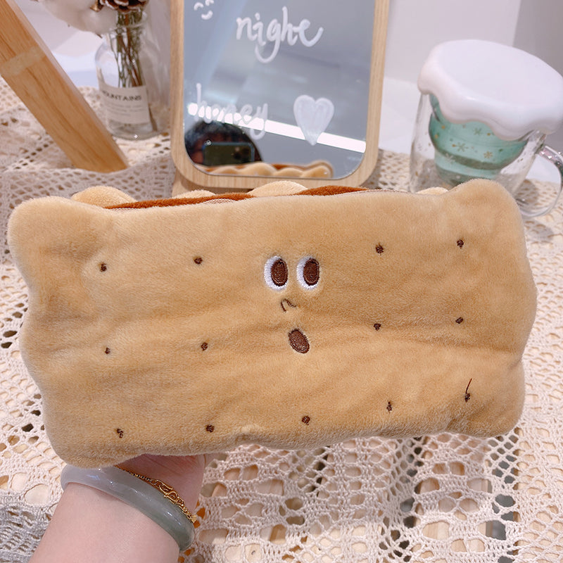 Sandwich Biscuits Plush Coin Purse Pencil Cases Makeup Organizer