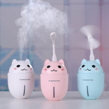 將圖片載入圖庫檢視器 LED Light USB Fan Aroma Humidificador
