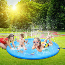 將圖片載入圖庫檢視器 Baby Play Water Mat Games Beach Pad Lawn Inflatable Spray Water Cushion Toys Outdoor Tub Swimming Pool
