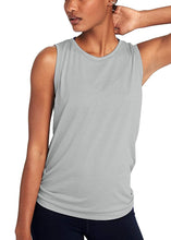 將圖片載入圖庫檢視器 Women Gym Shirt Summer Yoga Tank Top Quick Dry Mesh

