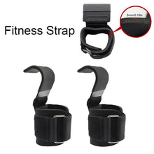 將圖片載入圖庫檢視器 Weight Lifting-Hook Hand-Bar Wrist Straps Glove Weightlifting Strength Training Gym Fitness Hook
