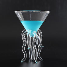 將圖片載入圖庫檢視器 Octopus Cocktail Glass Transparent Jellyfish Glass
