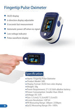 將圖片載入圖庫檢視器 Pulse Oximeter Blood Saturometro Monitor
