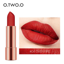 將圖片載入圖庫檢視器 Matte Lipstick Nude Brown Red Lips Makeup Velvet Silky Smooth Texture Long Lasting Waterproof Lipstick
