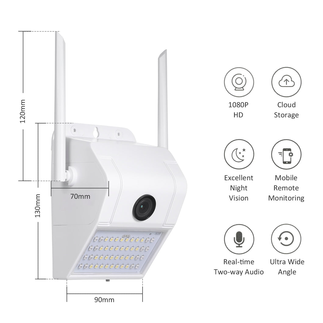 Multifunctional WIFI Wireless Surveillance Outdoor Wall Light Webcam
