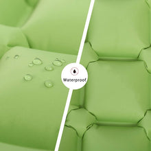 將圖片載入圖庫檢視器 Outdoor Camping Pad Waterproof Inflatable Mattress Cushion for Backpacking Hiking Travel
