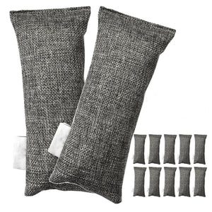Each Mini Bamboo Charcoal Bags Shoe Deodorizer and Odor Eliminator Pack of