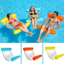 將圖片載入圖庫檢視器 Water Hammock Single People Increase Inflatable Air Mattress Beach Lounger
