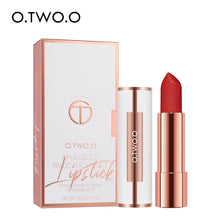將圖片載入圖庫檢視器 Matte Lipstick Nude Brown Red Lips Makeup Velvet Silky Smooth Texture Long Lasting Waterproof Lipstick
