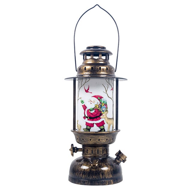Led Christmas Decoration Portable Candlestick Pendant Lantern Light