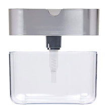 將圖片載入圖庫檢視器 Sponge Box Soap Dispenser Double Layer Kitchen Plastic Soap Dispenser Sponge Scrubber
