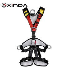 將圖片載入圖庫檢視器 Rock Climbing Harnesses Full Body Safety Belt Anti Fall Removable Gear Altitude protection Equipment
