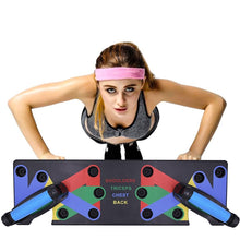 將圖片載入圖庫檢視器 Push Up Rack Board Men Women Comprehensive Fitness Exercise Push-up Stands Body Building Training
