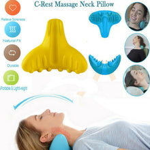 將圖片載入圖庫檢視器 Neck Massage Neck and Shoulder Correction Pain Relief Pillow Release Comfortable
