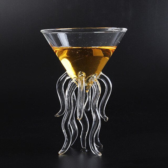 Octopus Cocktail Glass Transparent Jellyfish Glass