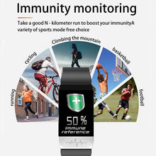 將圖片載入圖庫檢視器 Smart Watch Band With Temperature Immune Measure ECG Heart Rate Blood Pressure Monitor
