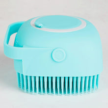 將圖片載入圖庫檢視器 Pet Bath Brush Soft Silicone Comb Dogs Cats SPA
