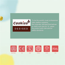 將圖片載入圖庫檢視器 Organic Wooden Animal Teether Natural Teething Grasping Toy Silicone Bead
