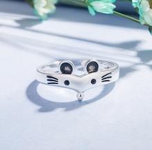 將圖片載入圖庫檢視器 Little Mouse Ring Temperament Lovely Ring for Girls Open Rings Jewelry
