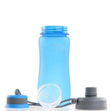將圖片載入圖庫檢視器 600ml Leak Proof Sports Plastic Water Bottle Portable Rope With Tea Insuser
