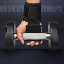 將圖片載入圖庫檢視器 Weight Lifting-Hook Hand-Bar Wrist Straps Glove Weightlifting Strength Training Gym Fitness Hook
