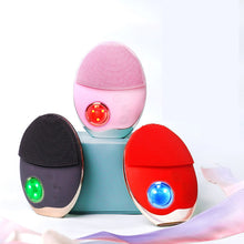 將圖片載入圖庫檢視器 Wireless Charging Phototherapy Silicone Facial Cleanser Skin Rejuvenation Photon Therapy
