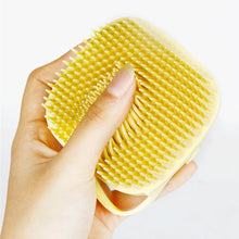 將圖片載入圖庫檢視器 Pet Bath Brush Soft Silicone Comb Dogs Cats SPA
