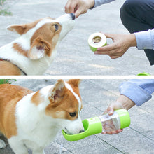 將圖片載入圖庫檢視器 Pet Dog Water Bottle Portable Drinking water Feeder Bowl dog cat
