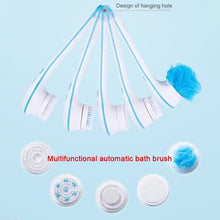 將圖片載入圖庫檢視器 Shower Brush Exfoliation Spin Spa Massage Body Clean Brush Electric Massage Multi-Function
