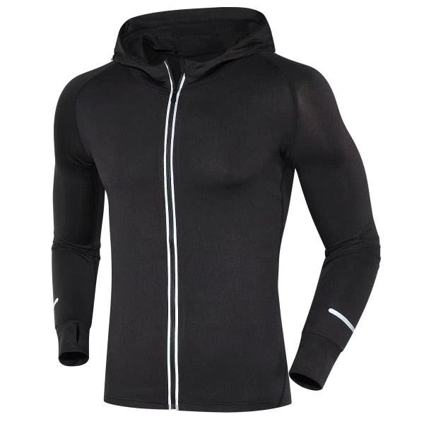 Men Run Jackets Fitness Sports Coat