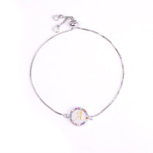 將圖片載入圖庫檢視器 Jewelry Letter Bracelet for Women adjustable initial Bracelet Femme Snake Chain
