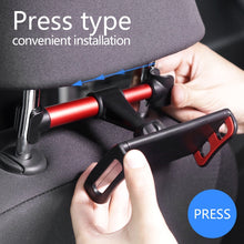 將圖片載入圖庫檢視器 Holder Tablet Mobile Phone Holder Universal Car Headrest Holder 360 Rotatable
