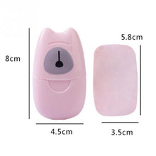 將圖片載入圖庫檢視器 Paper Soap Travel Portable Hand Washing Box Scented Slice
