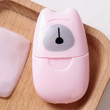 將圖片載入圖庫檢視器 Paper Soap Travel Portable Hand Washing Box Scented Slice
