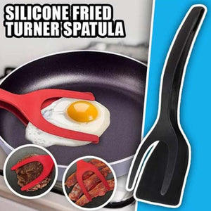 Grip and Flip Tongs Egg Spatula Tongs Clamp Pancake Fried Egg French Toast Omelet
