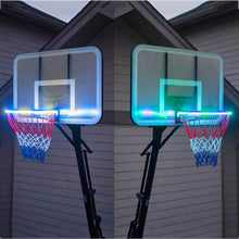 將圖片載入圖庫檢視器 LED Basketball Hoop Light Rim Changing  Induction Lamp Shoot Hoops Solar Light
