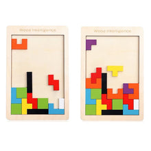 將圖片載入圖庫檢視器 tangram puzzle toy wooden tetris game
